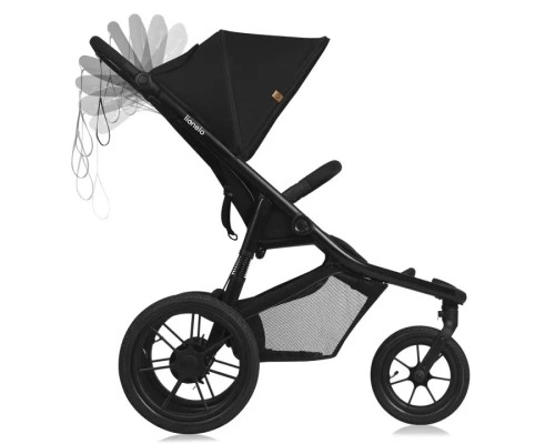 Коляска Lionelo Azura Black Onyx (LO-AZURA BLACK ONYX)