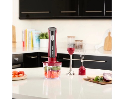 Блендер Russell Hobbs Hobbs заглибний Desire Red, 500Вт, чаша-500мл, вінчик, міні-подріб. (27140-56) Блендер Russell Hobbs Hobbs заглибний Desire Red, 500Вт, чаша-500мл, вінчик, міні-подріб. (27140-56)