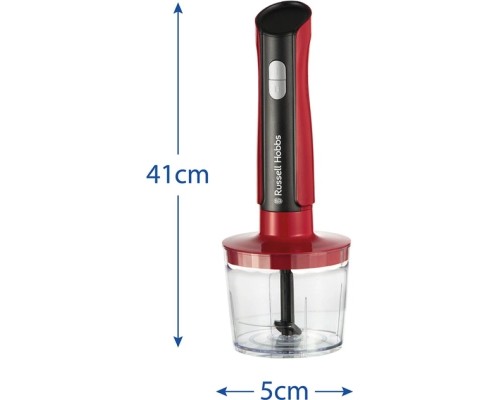 Блендер Russell Hobbs Hobbs заглибний Desire Red, 500Вт, чаша-500мл, вінчик, міні-подріб. (27140-56) Блендер Russell Hobbs Hobbs заглибний Desire Red, 500Вт, чаша-500мл, вінчик, міні-подріб. (27140-56)