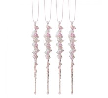 Ялинкова іграшка Novogod`ko Бурульки 15 cм 4 шт Пластик (974882)