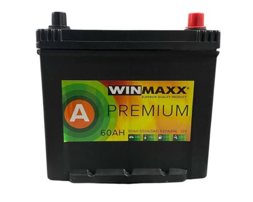 Акумулятор автомобільний WINMAXX (MonBat) Asia 60A +прав (0)