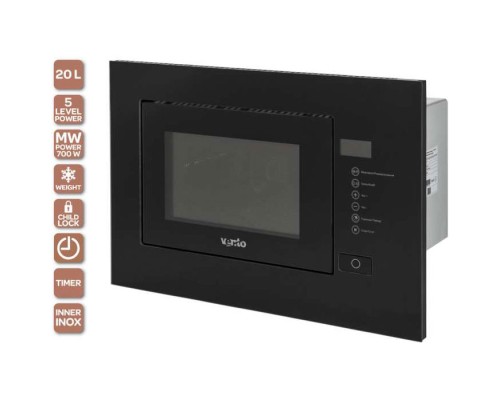 Мікрохвильова піч Ventolux MWBI 20 G BK TC