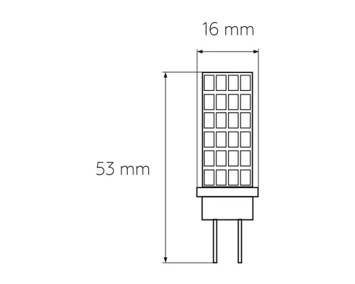 Лампочка Eurolamp Светодиодная капсульная лампа EUROLAMP LED силикон G4 5W 500Lm 400 (LED-G4-0540(12))