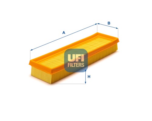 Повітряний фільтр для автомобіля UFI 30.025.00