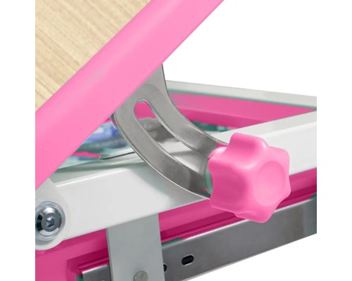 Парта зі стільцем FunDesk Piccolino III Pink-w