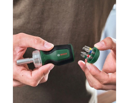 Викрутка Bosch з тріскачко 6 насадок (1.600.A02.7PN)