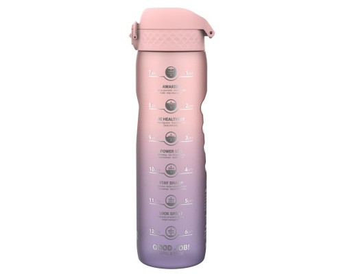 Пляшка для води ION8 OneTouch Times To Drink 1000 мл BPA Free, Periwinkle &Rose (I8RF1000PPRMOT)