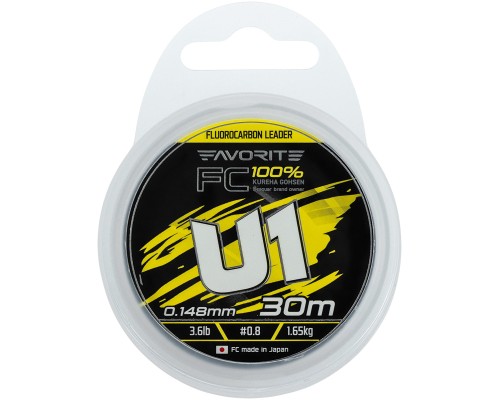 Флюорокарбон Favorite U1 FC 30m 0.8/0.148mm 3.6lb/1.65kg (1693.12.07)