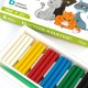 Пластилін Rosa Kids Cats, зі стеком, 6 кольорів 96 г (4823098541585)
