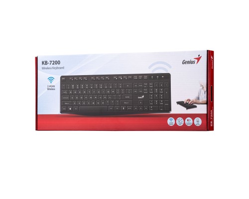 Клавіатура Genius KB-7200 Wireless UA Black (31320002406)