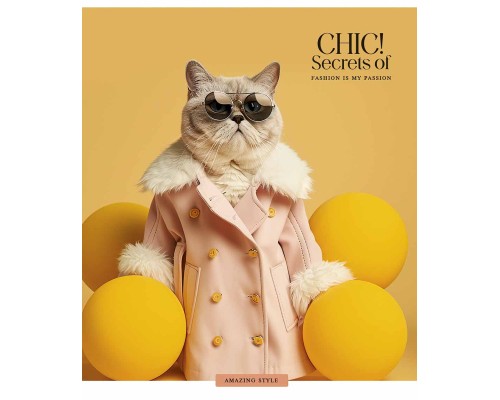 Зошит Школярик Fashion chiс 60 аркушів клітинка (060-3458K)