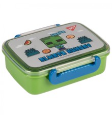 Ланч-бокс дитячий Yes Minecraft 420 мл, зелено-сірий (708054)