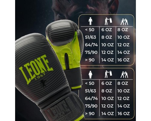 Боксерські рукавички Leone GN313 Waves Black 10 унцій (GN313_Black_10oz)