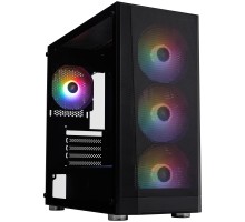 Корпус 1stPlayer FD5-M-BK-4F1