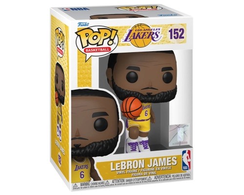 Фігурка Funko Pop серії НБА – Леброн Джеймс у жовтій уніформі (65792)
