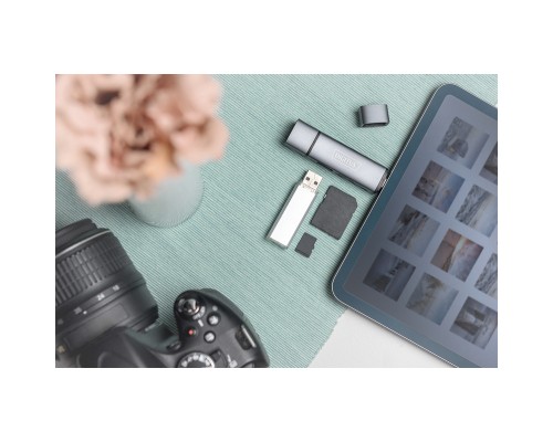 Зчитувач флеш-карт Digitus USB-C/USB 3.0 SD/MicroSD (DA-70886)