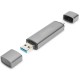 Зчитувач флеш-карт Digitus USB-C/USB 3.0 SD/MicroSD (DA-70886)