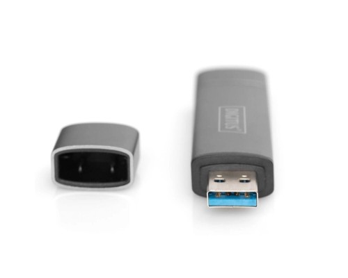 Зчитувач флеш-карт Digitus USB-C/USB 3.0 SD/MicroSD (DA-70886)
