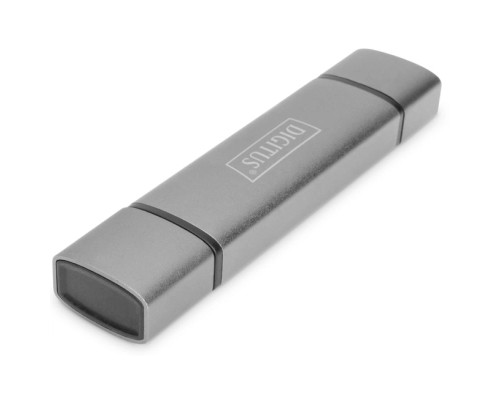 Зчитувач флеш-карт Digitus USB-C/USB 3.0 SD/MicroSD (DA-70886)