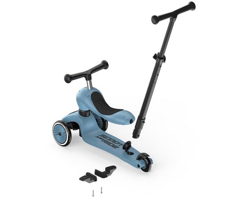 Самокат Scoot&Ride Highwaykick-1 Push and Go сіро-синій (SR-240527-STEEL)
