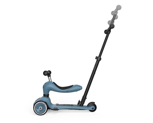 Самокат Scoot&Ride Highwaykick-1 Push and Go сіро-синій (SR-240527-STEEL)