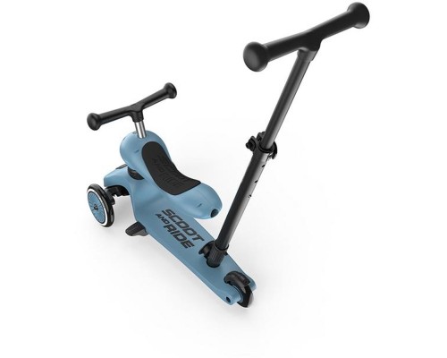 Самокат Scoot&Ride Highwaykick-1 Push and Go сіро-синій (SR-240527-STEEL)
