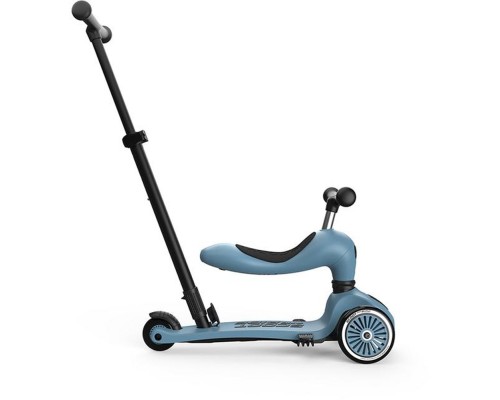 Самокат Scoot&Ride Highwaykick-1 Push and Go сіро-синій (SR-240527-STEEL)