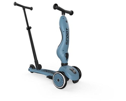 Самокат Scoot&Ride Highwaykick-1 Push and Go сіро-синій (SR-240527-STEEL)