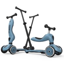 Самокат Scoot&Ride Highwaykick-1 Push and Go сіро-синій (SR-240527-STEEL)