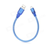 Дата кабель USB 2.0 AM to Mini 5P 0.3m blue Ritar (YT-C/AM-0.3MnBl/10336)