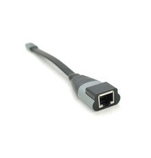 Перехідник USB-C to RJ45 0.18m 1000Mbps black Voltronic (YT-Type-C(M)/RJ-45(F)/27032)
