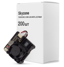 Відеопередавач (VTX) Skyzone TX2501CNC 2.5W 6.2G 64CH L,X,S Band упаковка 200 шт. (TX2501CNC6GBOX200)