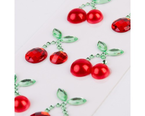 Набір для творчості Santi Вишеньки аплікація зі страз самоклеючих 7х14 см (743035)