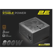Блок живлення 2E 800W Stable Power Pro ATX3.1 GEN5.0 (2E-ST800BRII-120)