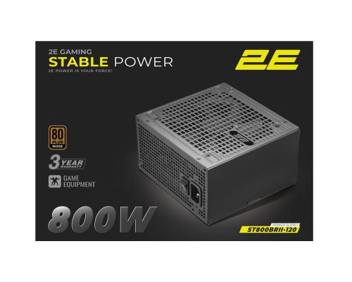 Блок живлення 2E 800W Stable Power Pro ATX3.1 GEN5.0 (2E-ST800BRII-120)
