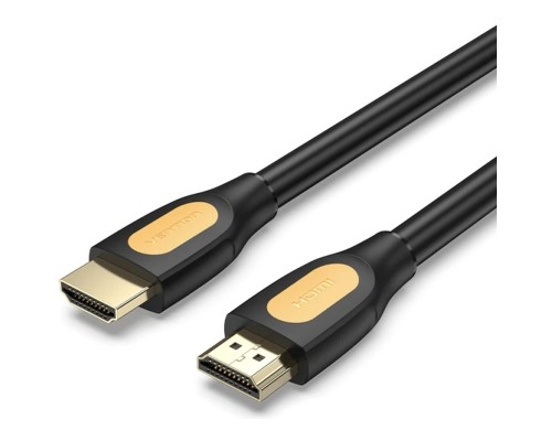Кабель мультимедійний HDMI-A Male to Male 4K HD Cable PVC Type 5M Black VENTION (ALIBJ)