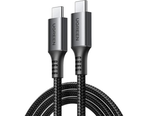 Дата кабель USB-C to USB-C 1.0m 60W US567 black UGREEN (15373)