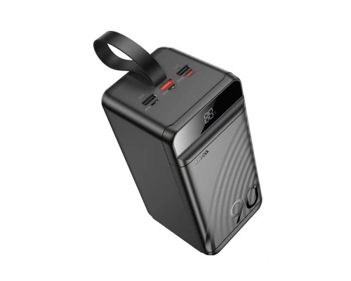 Батарея універсальна HOCO 90000mAh Element PD/20W, QC/FCP/SCP/AFC/22.5W, LCD, LED Lamp Black (J123D / 714778)