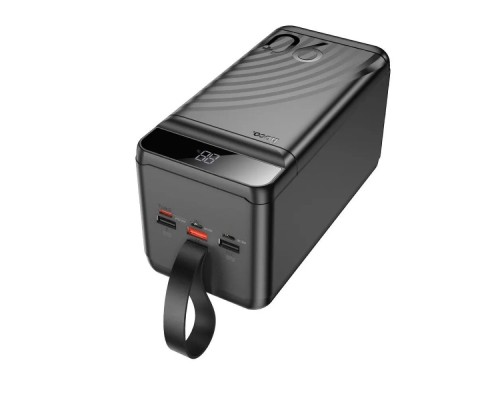 Батарея універсальна HOCO 90000mAh Element PD/20W, QC/FCP/SCP/AFC/22.5W, LCD, LED Lamp Black (J123D / 714778)