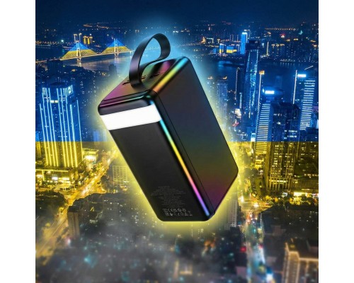 Батарея універсальна HOCO 90000mAh Element PD/20W, QC/FCP/SCP/AFC/22.5W, LCD, LED Lamp Black (J123D / 714778)