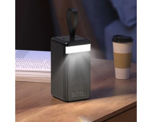 Батарея універсальна HOCO 90000mAh Element PD/20W, QC/FCP/SCP/AFC/22.5W, LCD, LED Lamp Black (J123D / 714778)