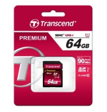 Карта пам'яті Transcend 64Gb SDXC class 10 UHS-I Premium (TS64GSDU1)