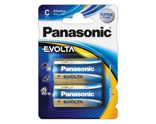 Батарейка Panasonic C LR14 Evolta * 2 (LR14EGE/2BP) 