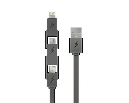 Зарядний пристрій E-power 1 * USB 1A + смарт кабель (EP721HAS)