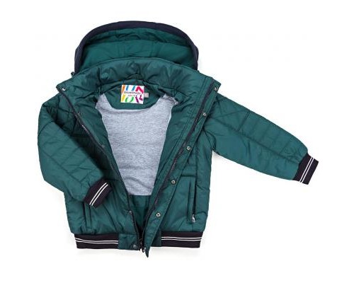 Куртка дитяча Snowimage з капюшоном на манжетах (SICMY-G308-128B-green)