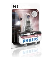 Автолампа Philips H1 VisionPlus, 1шт (12258VPB1)