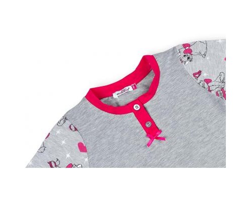 Піжама дитяча Matilda з котом (7364-140G-gray)