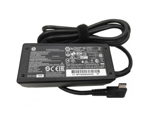 Блок живлення до ноутбуку HP 45W 15V, Type-C (TPN-CA01 / A40255)