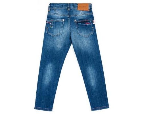 Штани дитячі A-Yugi завужені з потертостями (2698-116B-blue)