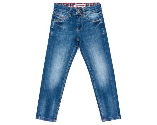 Штани дитячі A-Yugi завужені з потертостями (2698-116B-blue)